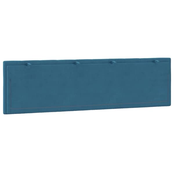 vidaXL gavlpude 180 cm velour blå