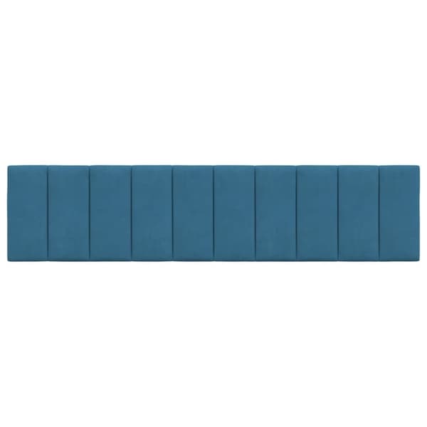 vidaXL gavlpude 200 cm velour blå