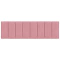Miniatyrbillede 6 af 10: vidaXL gavlpude 160 cm velour pink