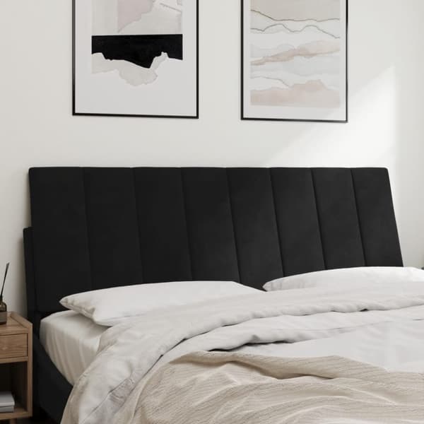 vidaXL gavlpude 120 cm velour sort