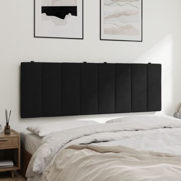 vidaXL gavlpude 120 cm velour sort