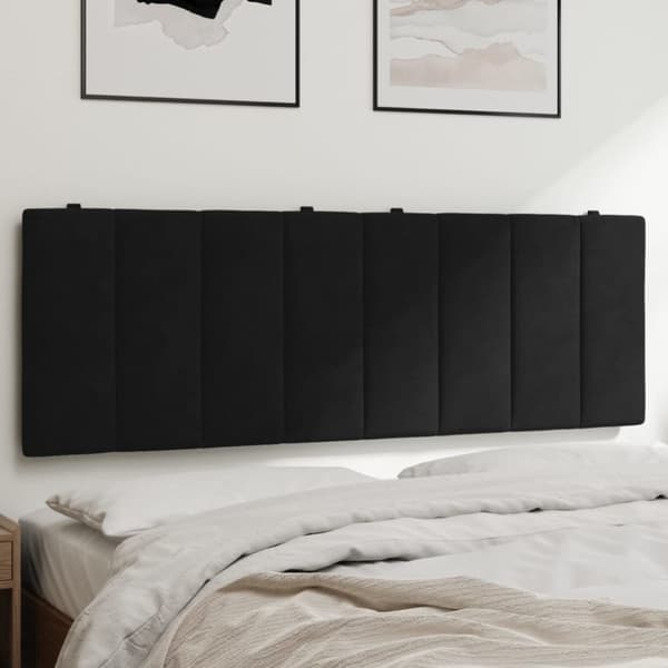vidaXL gavlpude 120 cm velour sort