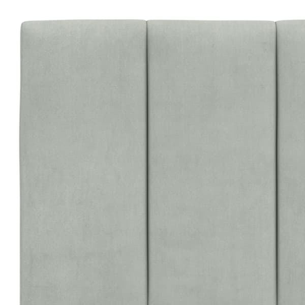 vidaXL gavlpude 200 cm velour lysegrå