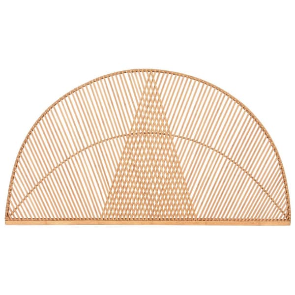 Päätylevy Home ESPRIT Vaaleanruskea Bambu Kuitu 150 x 2 x 80 cm