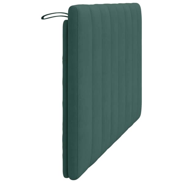 vidaXL gavlpude 140 cm velour mørkegrøn