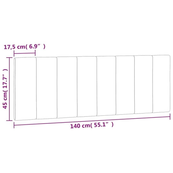 vidaXL gavlpude 140 cm velour mørkegrøn