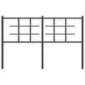 Pikkukuva 3 / 6: Metallinen sängynpääty musta 135 cm