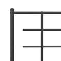Pikkukuva 5 / 6: Metallinen sängynpääty musta 135 cm