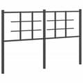 Pikkukuva 2 / 6: Metallinen sängynpääty musta 135 cm