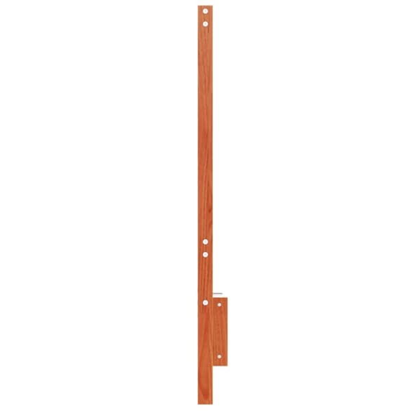 Sängynpääty ruskea 150 cm täysi mänty