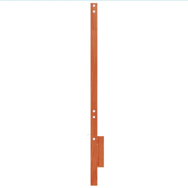 Sängynpääty ruskea 135 cm täysi mänty