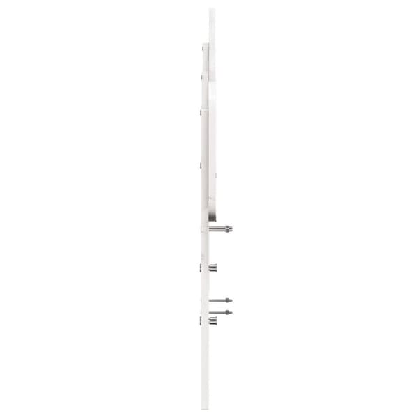 Sängynpääty valkoinen 160 cm täysi mänty