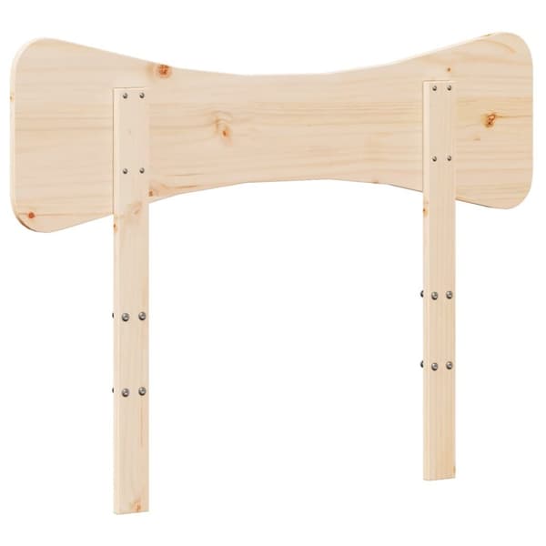 sengegavl 90 cm massivt fyrretræ
