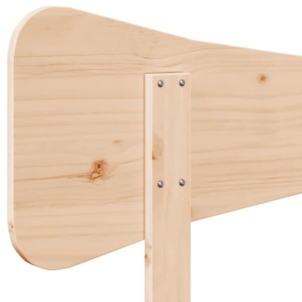 sengegavl 90 cm massivt fyrretræ