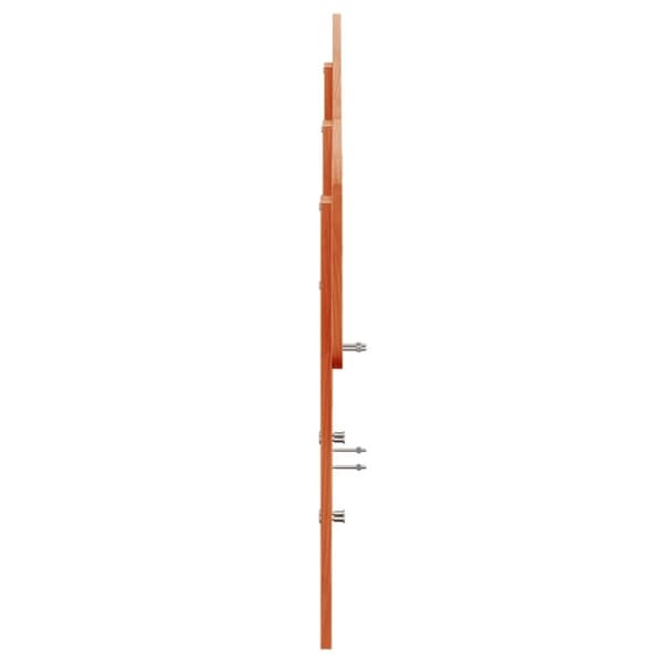 sengegavl 180 cm massivt fyrretræ gyldenbrun