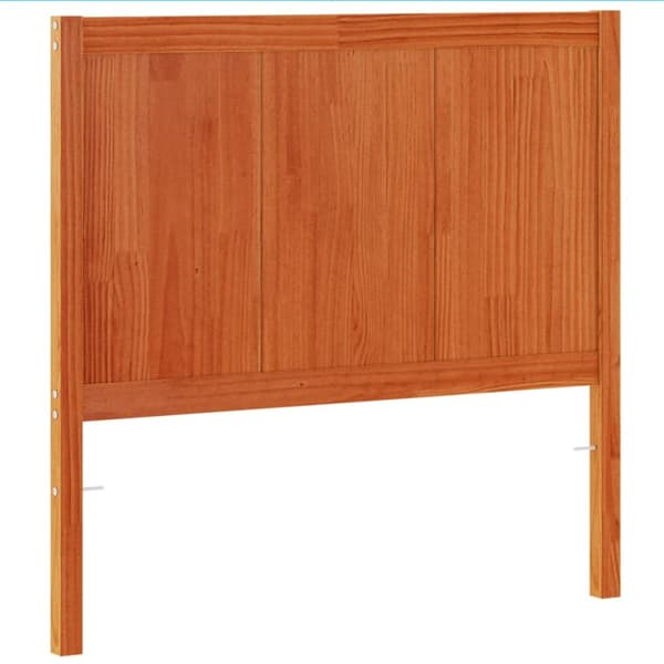 sengegavl 100 cm massivt fyrretræ gyldenbrun