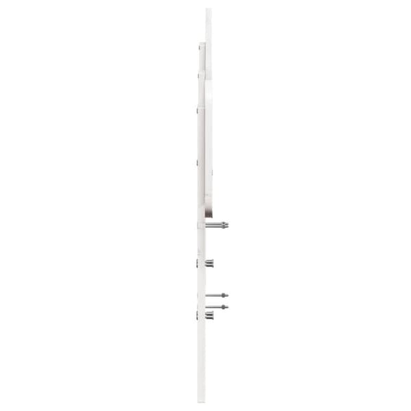 Sängynpääty valkoinen 150 cm täysi mänty