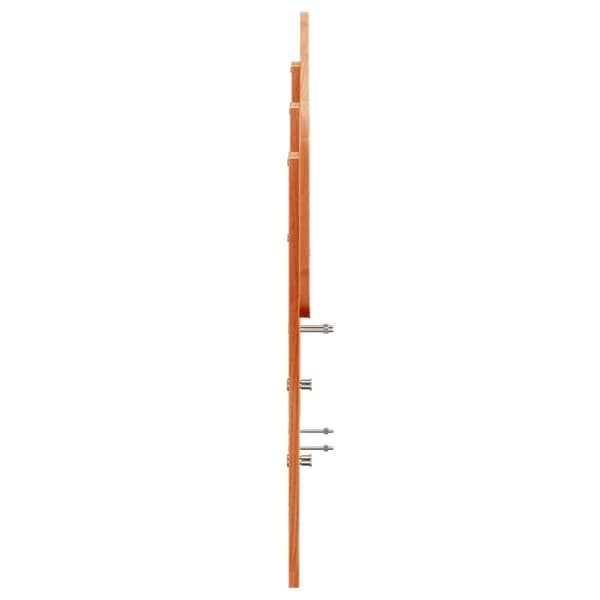 Sängynpääty ruskea 150 cm täysi mänty