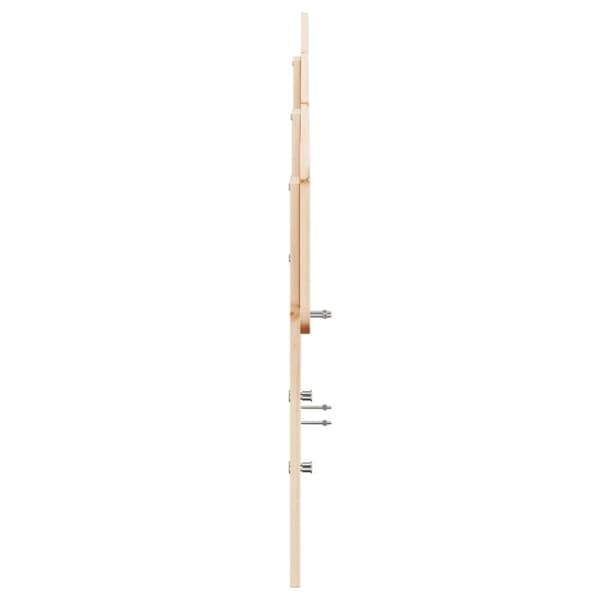 sengegavl 200 cm massivt fyrretræ