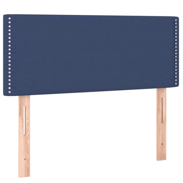 sengegavl 80x5x78/88 cm stof blå
