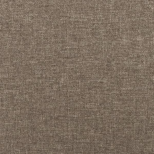 sengegavle 2 stk. 72x5x78/88 cm stof gråbrun