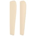 Miniatyrbillede 4 af 9: sengegavl med kanter 83x23x118/128 cm stof cremefarvet