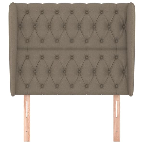 Korvatuki, taupe, 93x23x118/128 cm, kangas