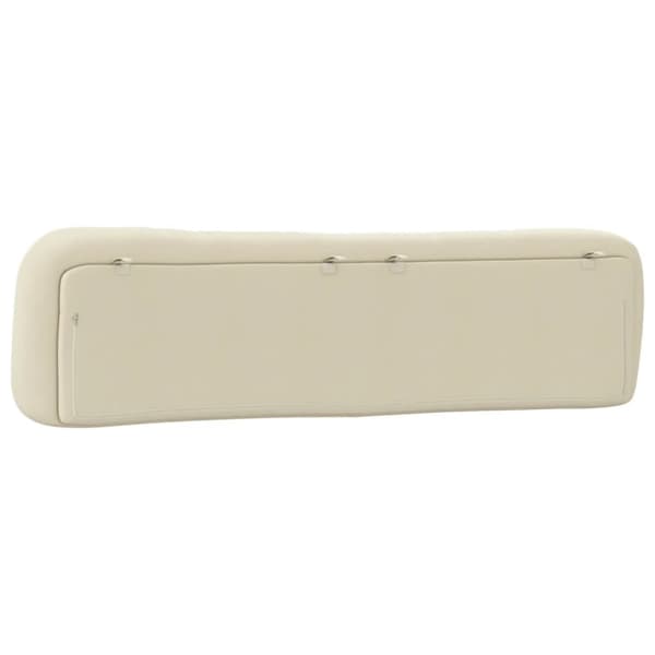 gavlpude 200 cm stof cremefarvet