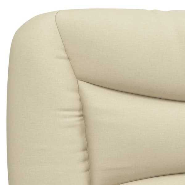 gavlpude 200 cm stof cremefarvet