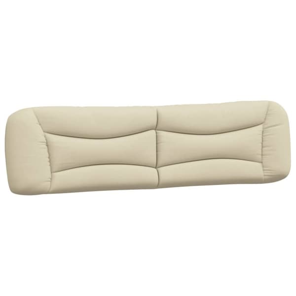 gavlpude 200 cm stof cremefarvet