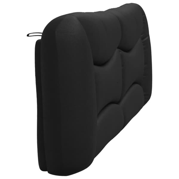 gavlpude 200 cm kunstlæder sort