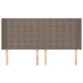 Pikkukuva 3 / 9: Korvatuki, taupe, 183x16x118/128 cm, kangas