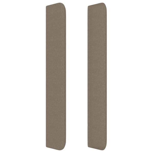 Korvatuki, taupe, 183x16x118/128 cm, kangas