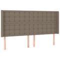 Pikkukuva 2 / 9: Korvatuki, taupe, 183x16x118/128 cm, kangas