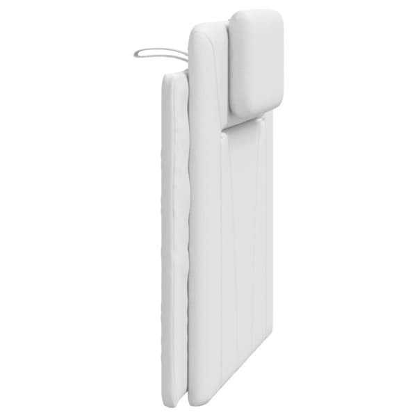 gavlpude 90 cm kunstlæder hvid