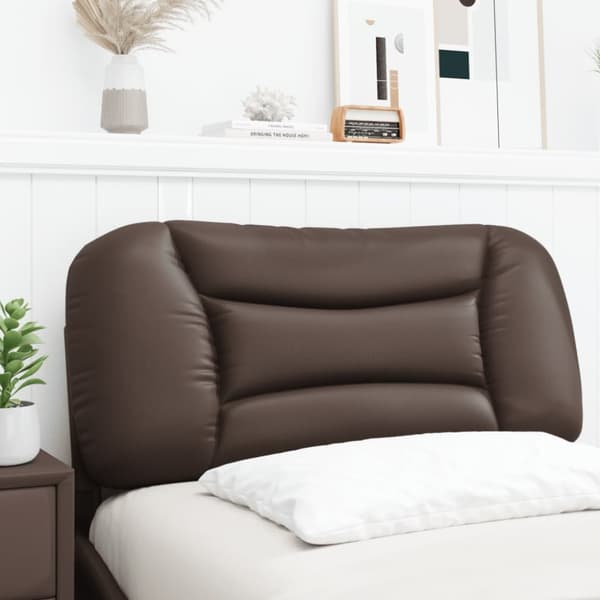 gavlpude 80 cm kunstlæder brun