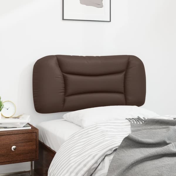 gavlpude 80 cm kunstlæder brun