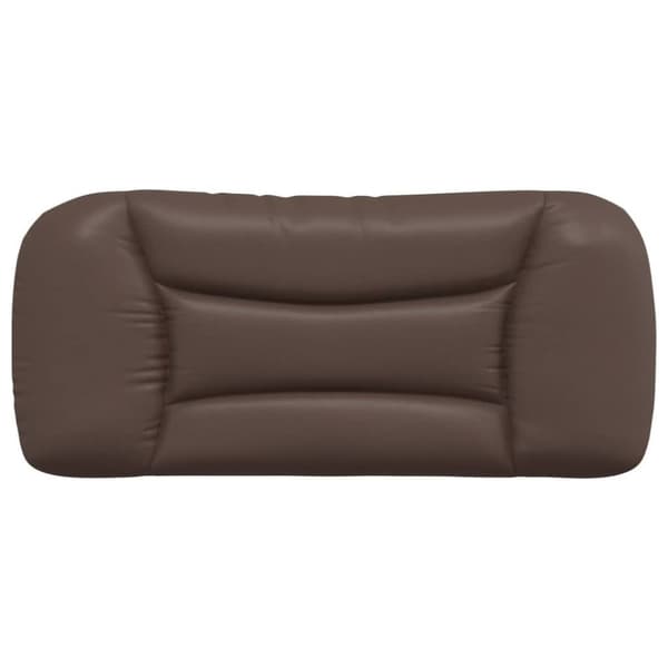 gavlpude 80 cm kunstlæder brun