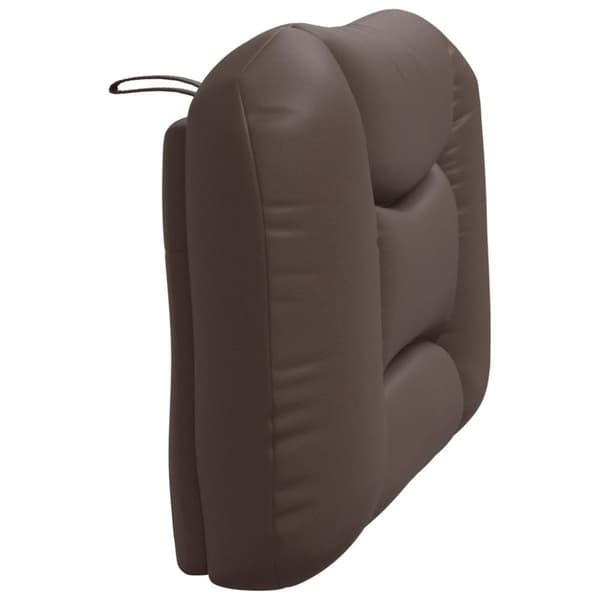 gavlpude 80 cm kunstlæder brun