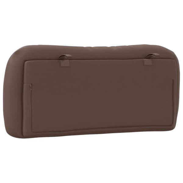 gavlpude 80 cm kunstlæder brun