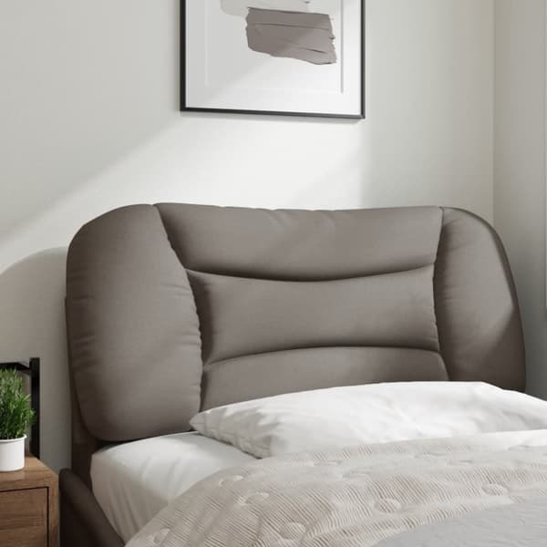 gavlpude 80 cm stof gråbrun