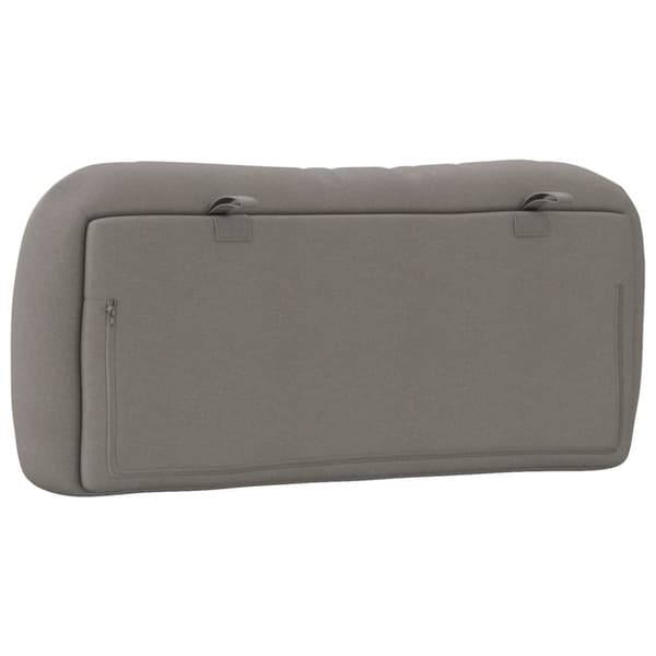 gavlpude 80 cm stof gråbrun