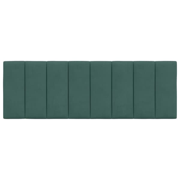 Dyna till huvudgavel mörkgrön 120 cm sammet