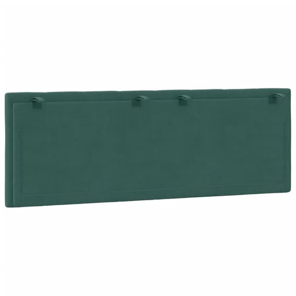 Dyna till huvudgavel mörkgrön 120 cm sammet