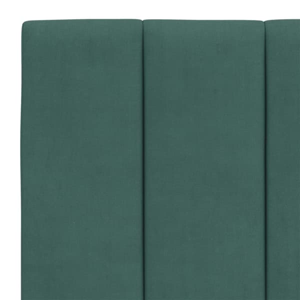 Dyna till huvudgavel mörkgrön 120 cm sammet