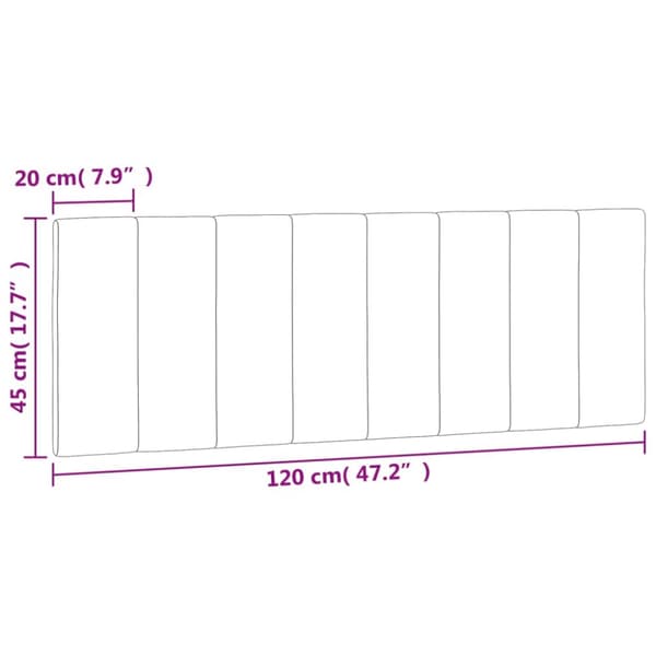 Dyna till huvudgavel mörkgrön 120 cm sammet