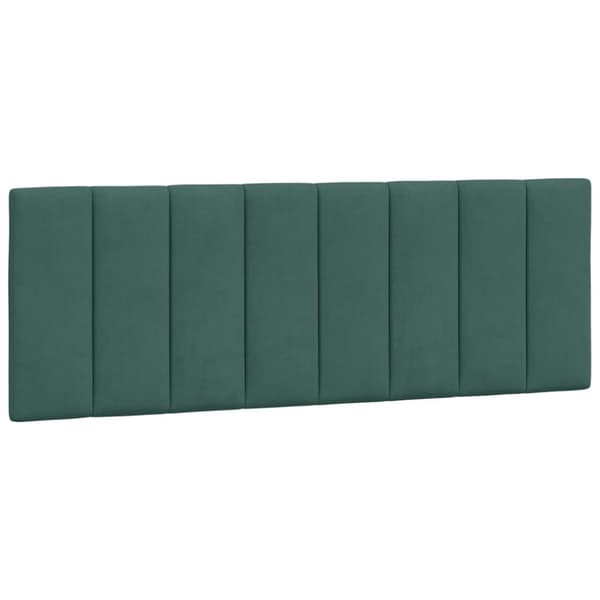 Dyna till huvudgavel mörkgrön 120 cm sammet