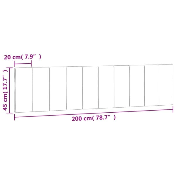 gavlpude 200 cm velour sort