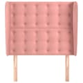 Pikkukuva 3 / 9: Korvatuki, pinkki, 103x23x118/128 cm, sametti