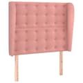 Pikkukuva 2 / 9: Korvatuki, pinkki, 103x23x118/128 cm, sametti